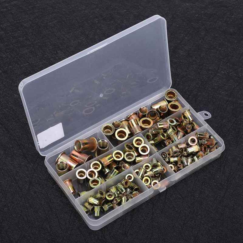 Insert Nut Set Galvanized Carbon Steel Rivet Nut for automobiles elevators