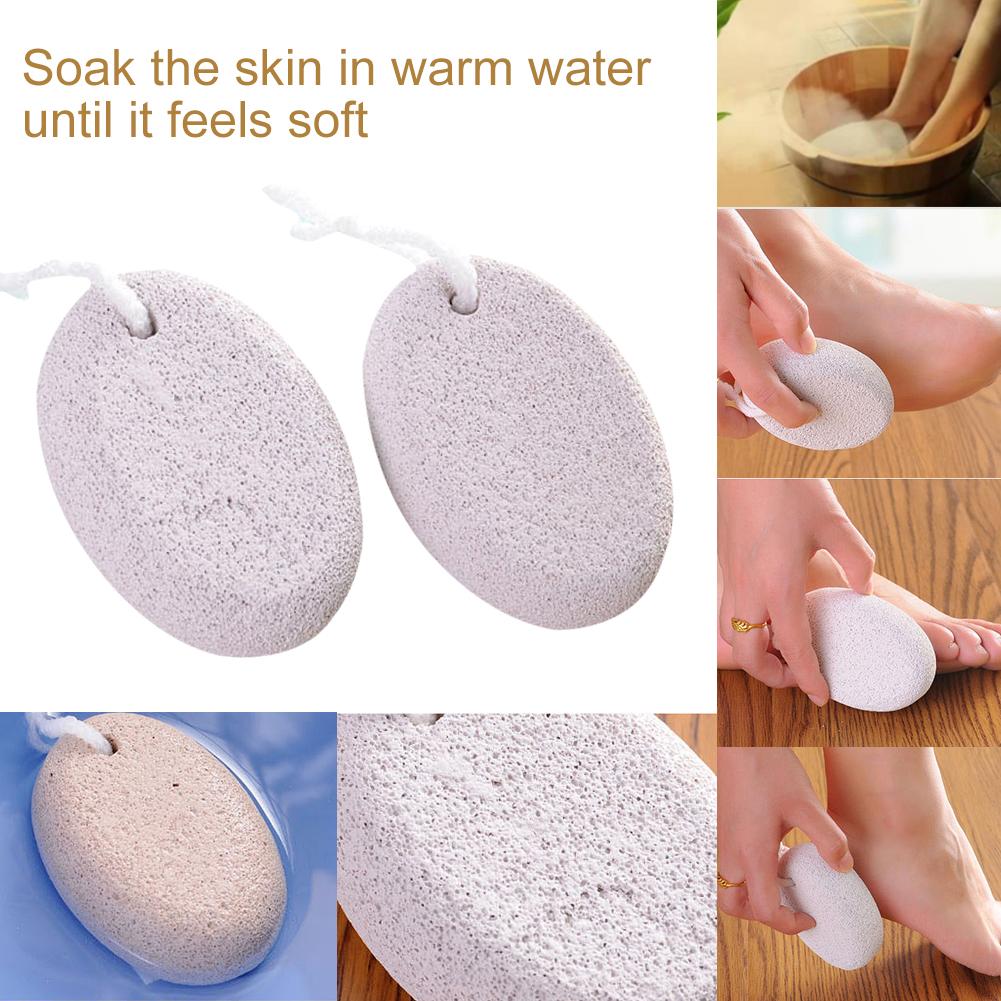 Piedra pómez Natural, Lima para pies, cepillo para quitar durezas y exfoliar, productos de baño para pedicura, herramienta para el cuidado de los pies, 1 unidad