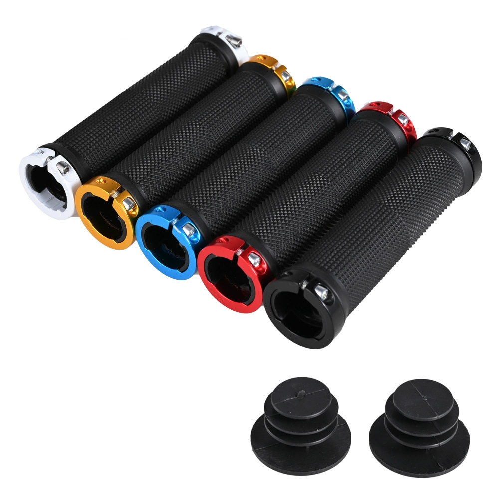 Mtb Fiets Grips Bilaterale Slot Fiets Handvat Bar Grips Fietsonderdelen Antislip Mountainbike Accessoires Fietsen Grips