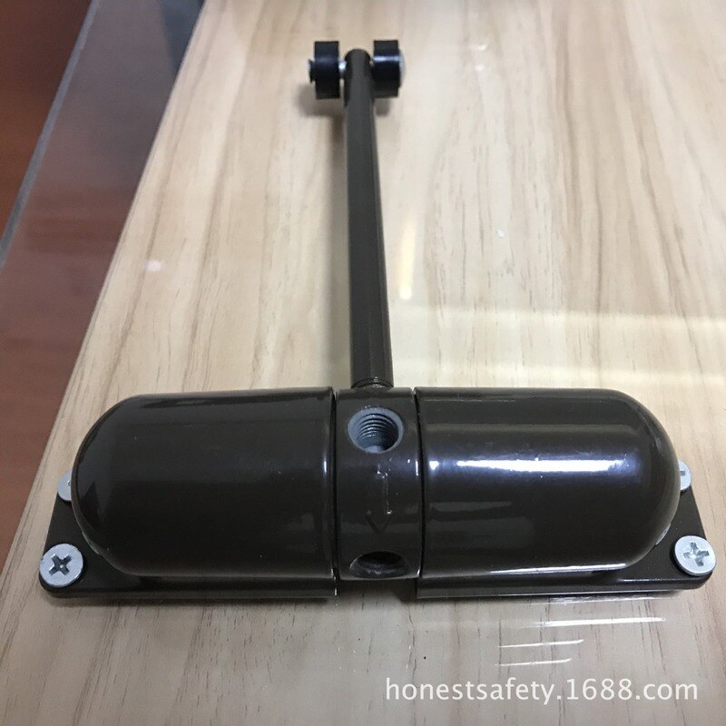 Surface Mounted Door Gate Closer Black Outdoor Spring Elastic Loaded Adjustable Door Closer MJ