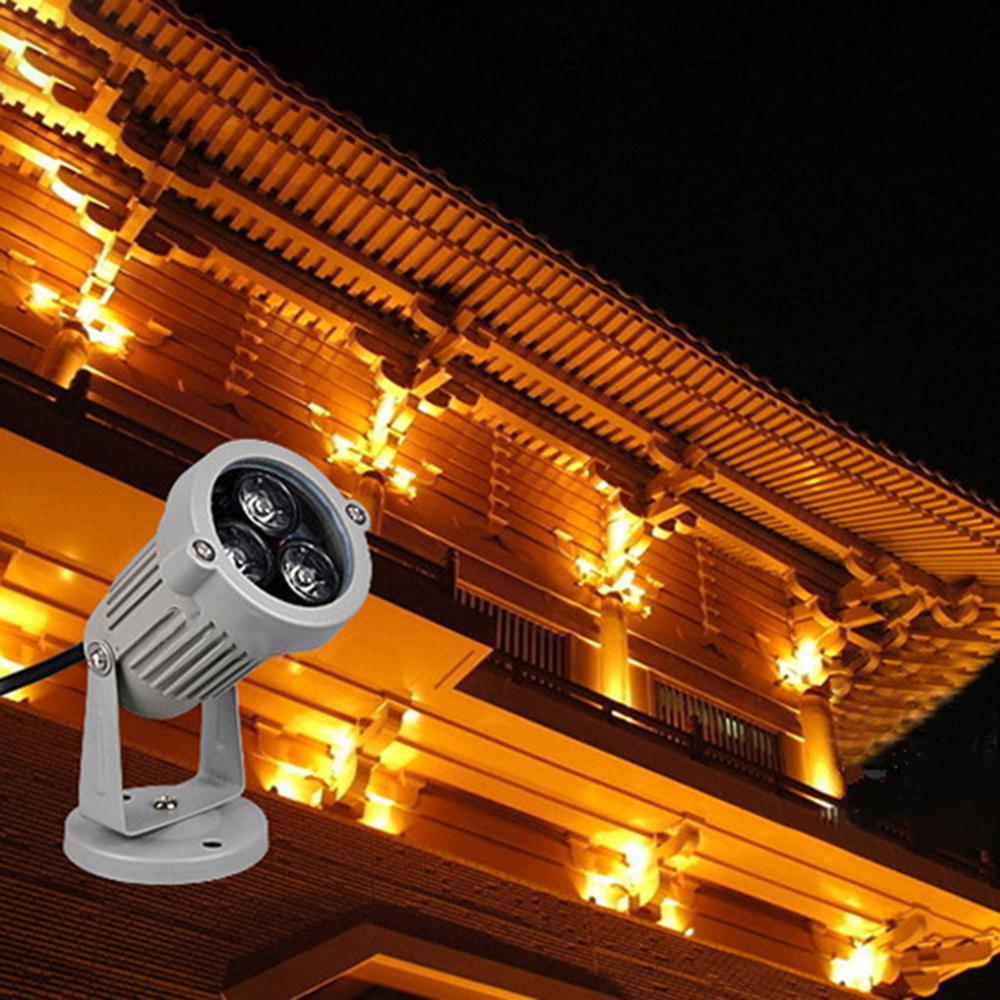 Led Outdoor Spotlight LED Landscape Garden Wall Yard Path Lawn Pond Flood Spot Light Waterproof IP65