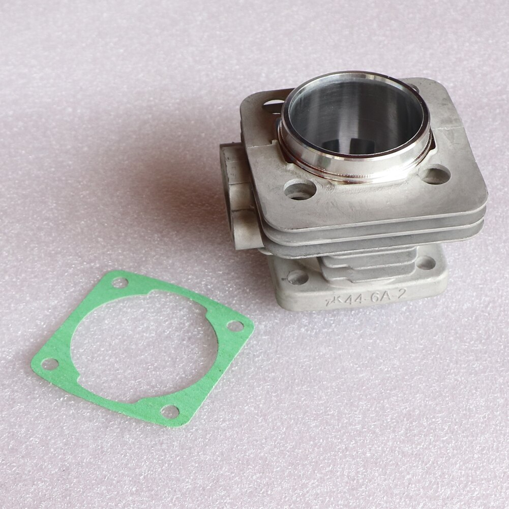 446 44mm Cylinder Head + 12mm Piston Pin Bearing Rings Kit For 49cc 2