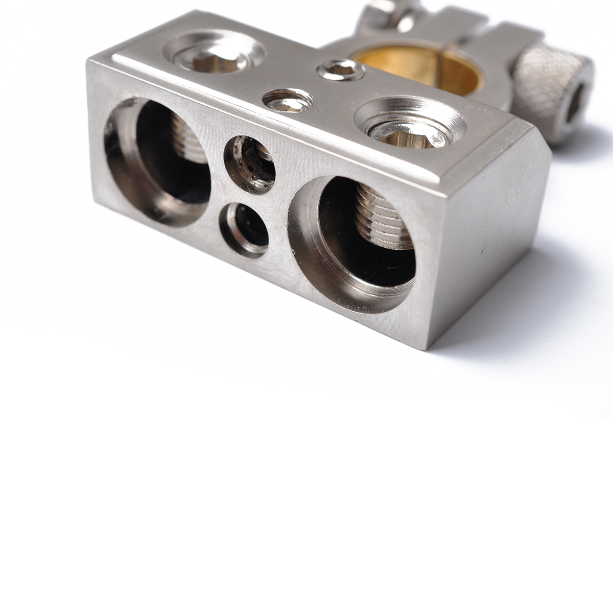 2 Pcs Universal Dual 1/0 & 8 Gauge Positive or Negative Battery Terminal Auto Accessories