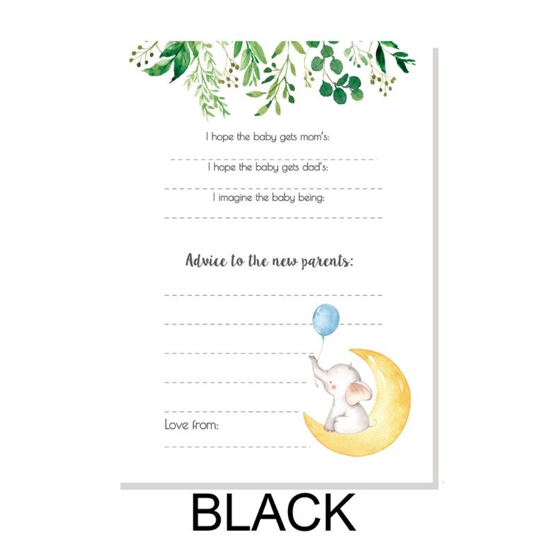 10 Stuks Kaarten Baby Voorspelling Advies Souvenir Game Baby Douche Decor Gedoopt Jongen Meisje Decor Verjaardag Feestartikelen