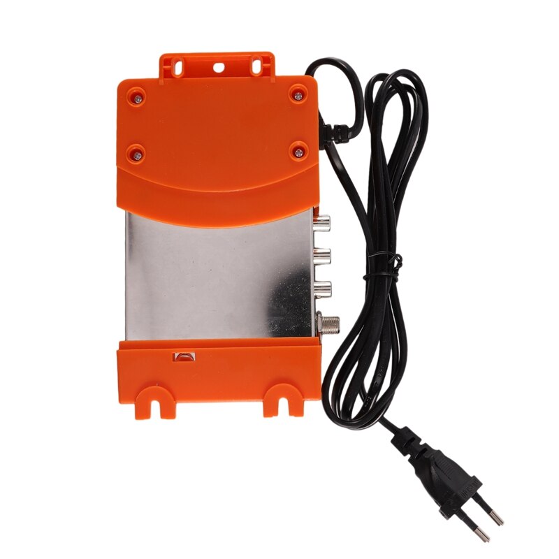 M69 digitale vhf uhf rf modulator av naar rf avto tv converter adapter (oranje eu stekker)