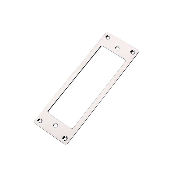 1 Uds. Guitarra eléctrica de Metal plateado Humbucker Pickup marco con anillos de montaje