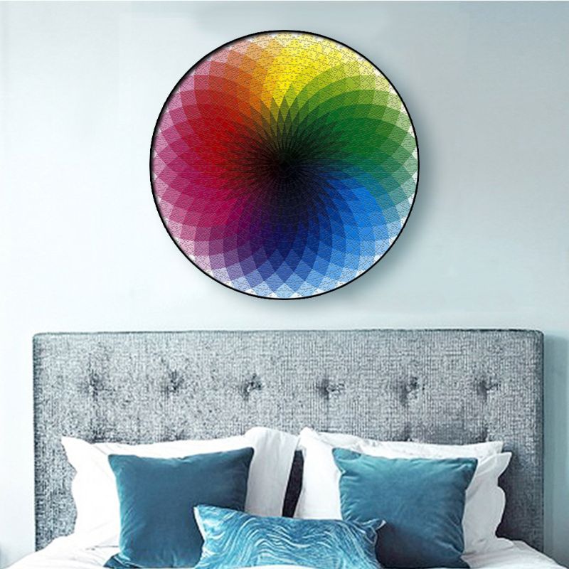 1000 Pcs/Pack Puzzles for Adults Round Jigsaw for Home Decoration