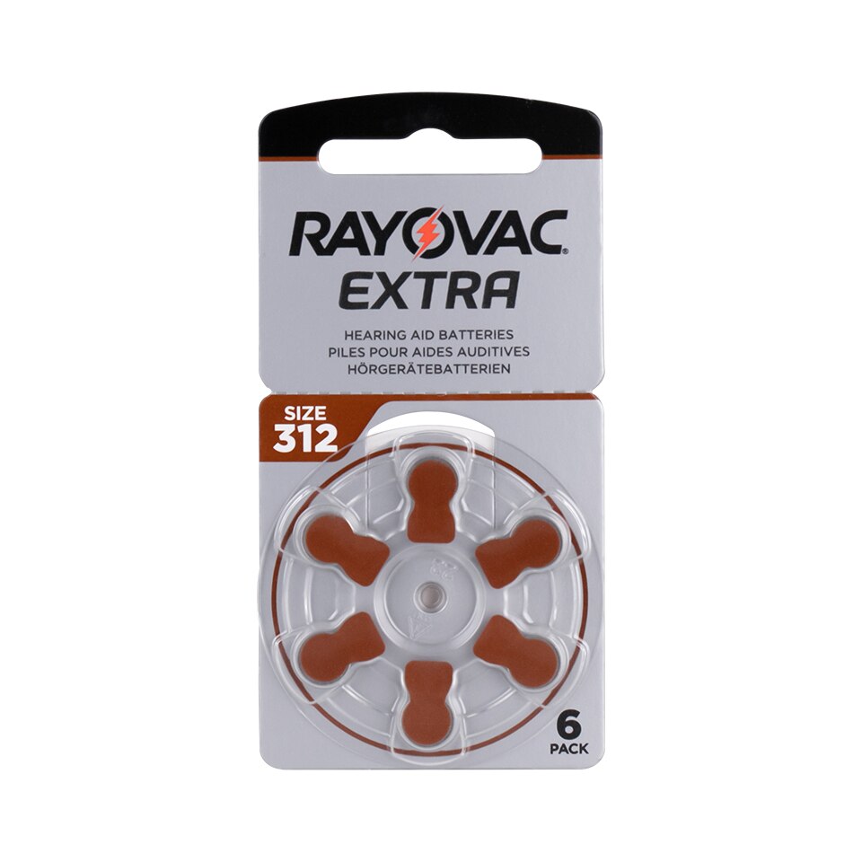 60 st rayovac extra zink luft hörapparat batterier  a312 312a za312 312 pr41 s312 pr41 hörapparat batteri