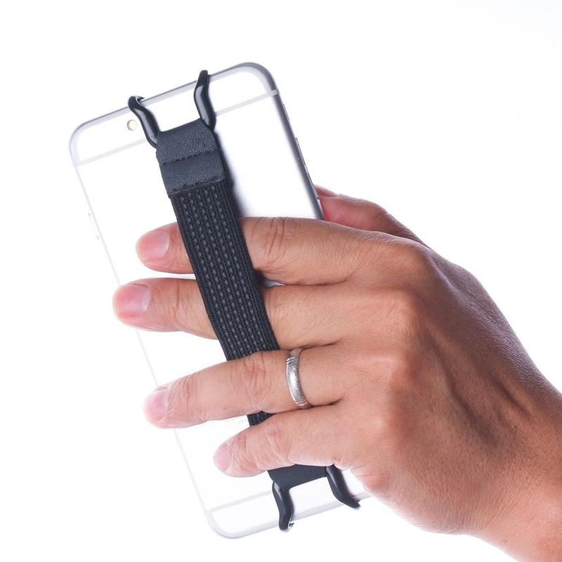 Universele Mobiele Telefoon Tablet Vinger Grip Elastische Band Een Hand Telefoon Houder Telefoon Houder Bediening Band Anti-Slip B0G7