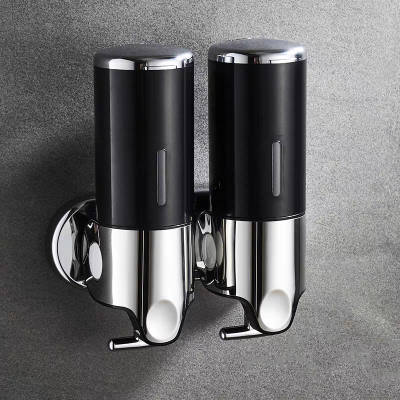 Badkamer Zeepdispenser Enkele/dubbele/drievoudige Wall Mount Zeep Shampoo Gel Douche Vloeistofcontainer voor Badkamer Accessoires