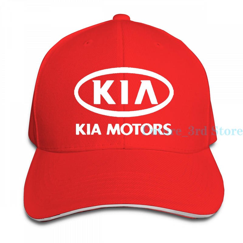 Kia Motors Baseball cap men women Trucker Hats adjustable cap: 1-Red