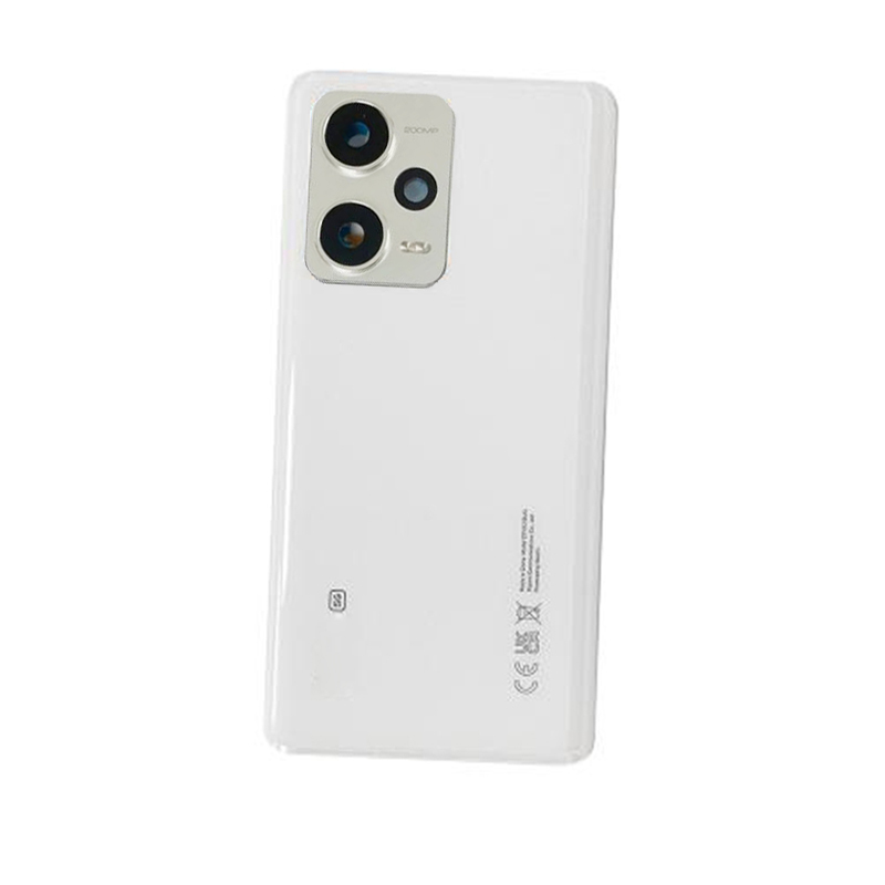 Para Xiaomi Redmi Note 12 Pro Plus 5G carcasa trasera batería cubierta trasera Note 12 Pro + tapa trasera de cristal chasis puerta piezas de lente de cámara: Rosa