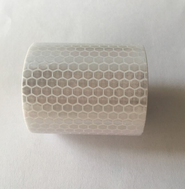 1 Roll 5*300cm Reflection Sticker Car Reflective Tape Decoration Safety Warning Reflection Tape Film Auto Motorcycle Stickers: White