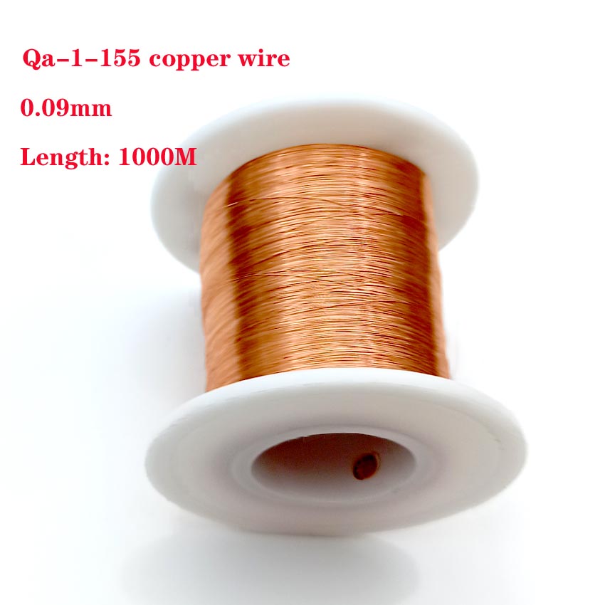 0.05MM-0.09MM Diameter Thin Copper Wire DIY Rotor Enamelled Wire Electromagnet Technology Making: green