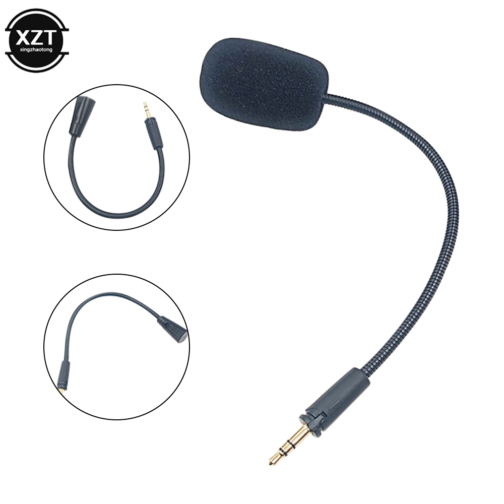 2.5/3.5mm mikrofon hörlursmikrofon för kingston hyperx cloud alpha s ii x core pro silver cloudx cloud 9 edition gaming headset
