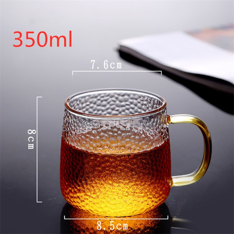 High Capacity Glass Water Jar Juice Lemonade Jug Flower Tea Pot /Cold Water Pitcher Heat-Proof Transparent Office Teapot: Cup