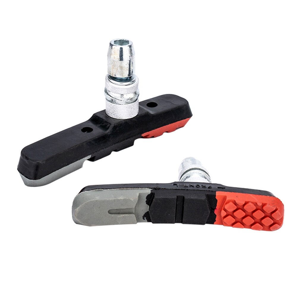ZTTO Bicycle V Brake Pads Non-replaceable Brake Pads Color Brake Pads Bicycle Accessories Red Black Grey V Brake Bicycle Parts