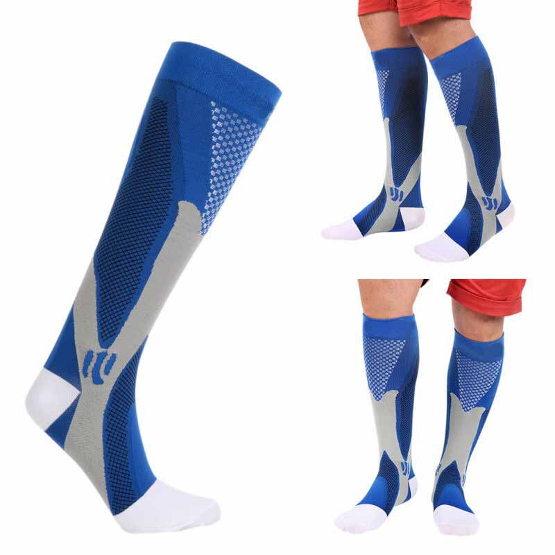 Unisex Compression Socks Breathable Sport Stockings Fit Travel Activities Anti Fatigue Pain Relief