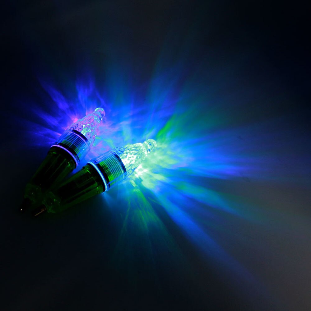 Caméra de pêche 1 pièces led profonde goutte sous-marine pêche lumière 12cm 28.5g couleur-rassemblement noctilucent lampe calamar leurre lampe