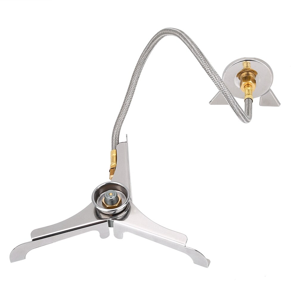 Barbecue Grill Picnic Camping Stove Split Converter Connector Gas Tank Adapter Outdoor Tripod Gas Stove Connector Gas Furnace