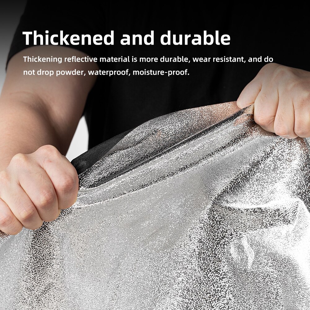 Dickeres reflektierendes fototuch, selbstgebaute studio-softbox, litschi-korn-softlichttuch, diy-fotobox-stoff