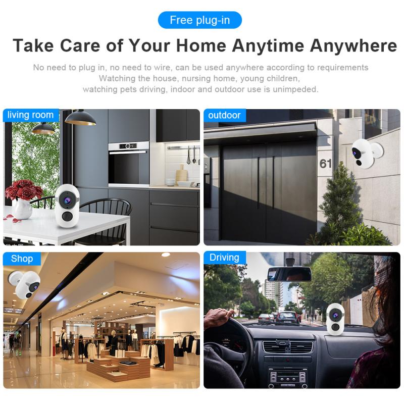 1080Pwifi kamera hause wasserdichte PIR infrarot low power verbrauch drahtlose überwachungs kamera kind schutz