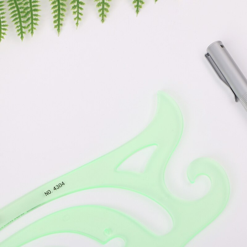 Pro Plastic Circles Square Round Geometric Template Ruler Stencil Measuring Tool U4LD