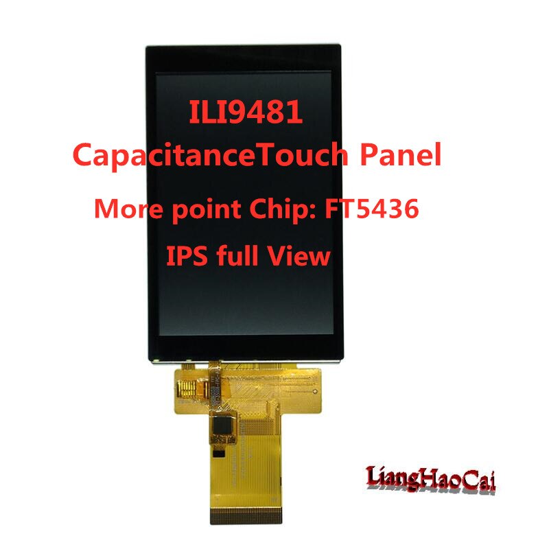 320x480 Kapazität berühren 3,5 zoll TFT LCD dispaly volle farbe alle ansicht IPS Visuelle Winkel ILI9481 R61529 Chip IC MCU spi-schnittstelle: ILI9481 mehr Punkt