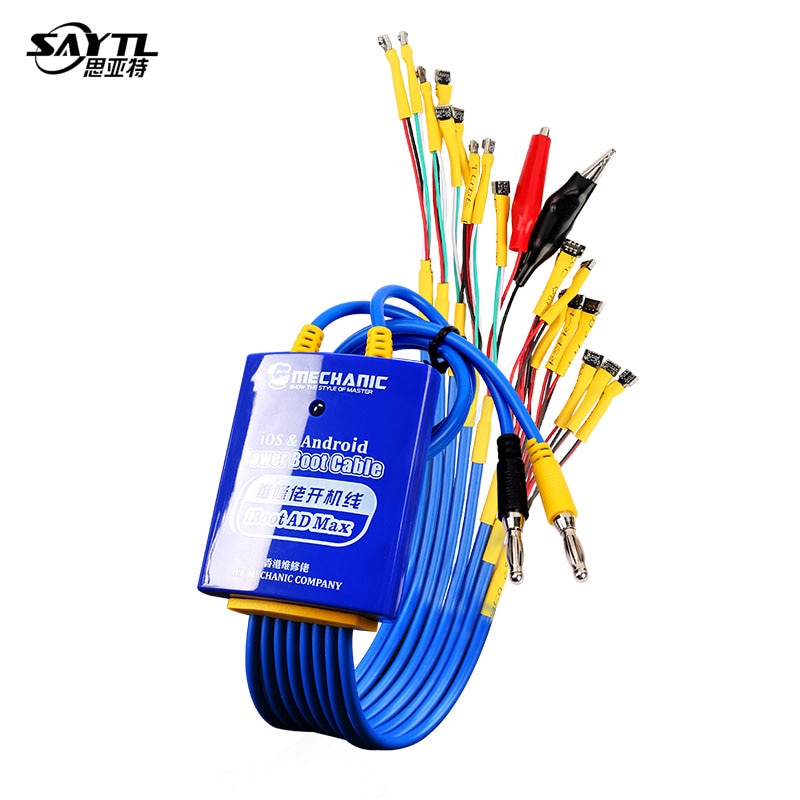Monteur Iboot Ad Max Power Boot Controle Lijn Voor Android Ios Telefoon Test Voeding Kabel Voor Iphone Huawei Xiaomi samsung