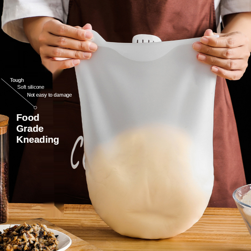 1.5KG silikonowy worek robić wyrabiania ciasta mieszalnik robić mąki worek wszechstronny mikser robić ciasta na ciasto na chleb Pizza narzędzia kuchenne