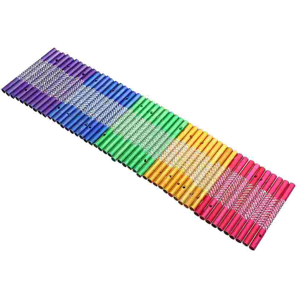 40Pcs DIY Aluminium Pipes Wind Chime Making Materials DIY Wind Chime Pipes for House Children Friends