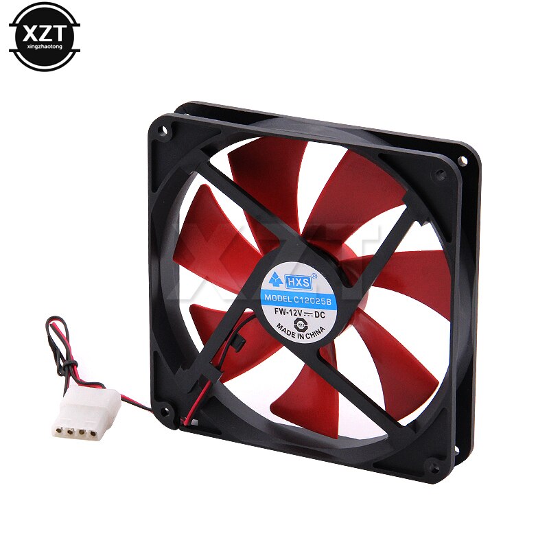 Computer Case 140MM Fan CPU Cooler Cooling Fan 140 MM silent quiet 140mm DC 12V 4D plug computer cooling fan heatsink 14cm