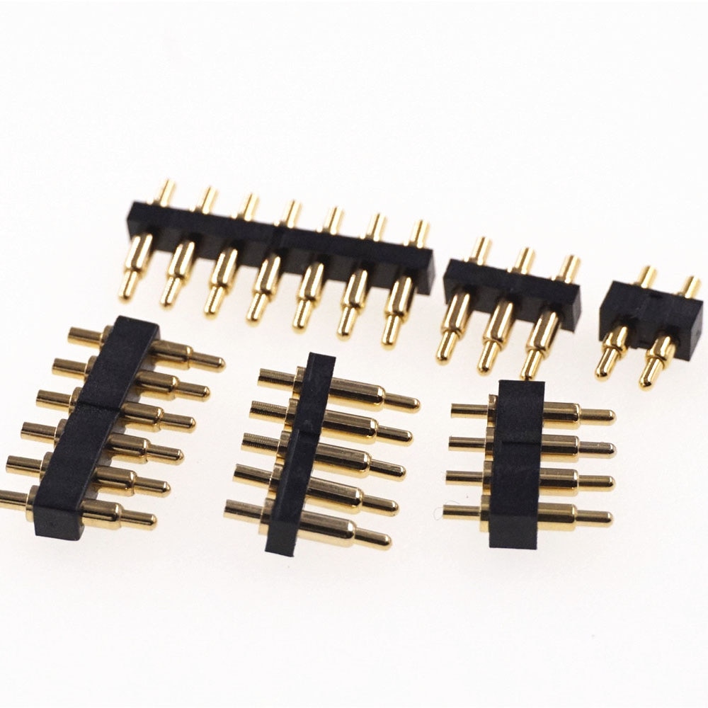 5 pcs SMD DIP Pogo pin connector Pogopin Battery Spring Loaded Contact Test Probe Power Charge Header Pins 2.54 Grid 7.0mm High
