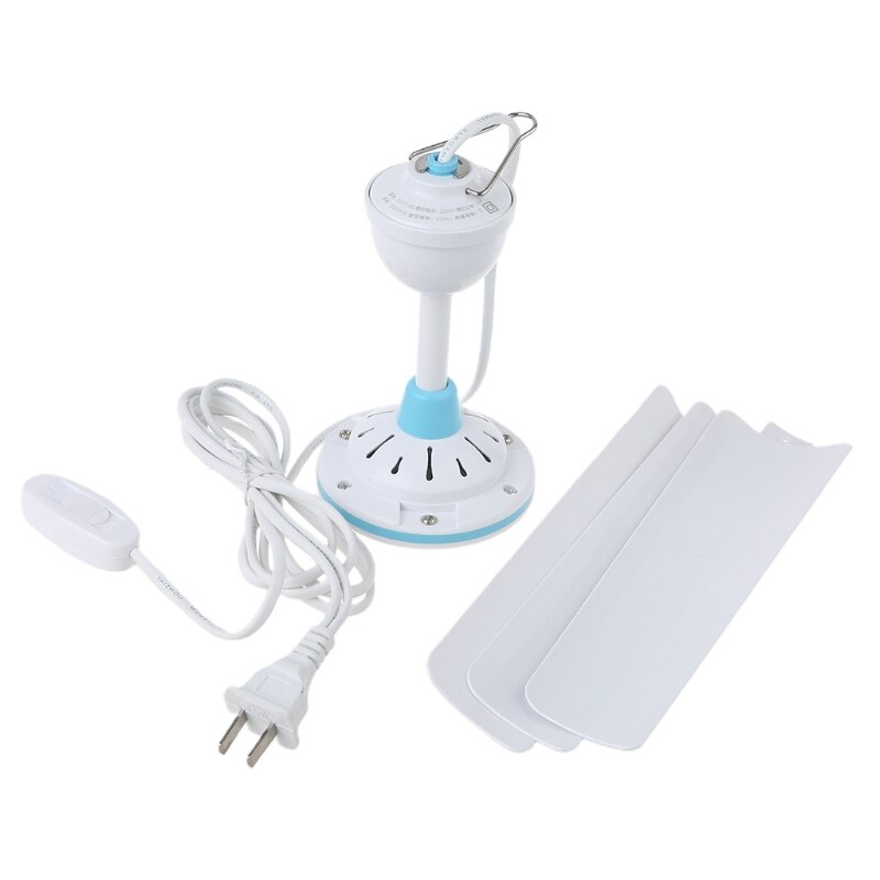 40cm 50cm 60cm 70cm 90cm 105cm 120cm AC 220V US Plug Ceiling Fan Hanging Fan with On off switch for home and more: 50cm