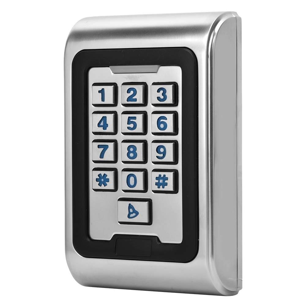 Door Access Control System Kit Card Access Control Password Keypad Door Entry System Safety with Waterproof Backlight Keyboard