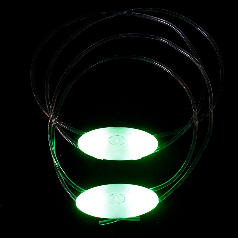 Colorful LED Flash Light Shoe Laces Party Disco Shoes Strap Glow Stick Shoelaces: GN