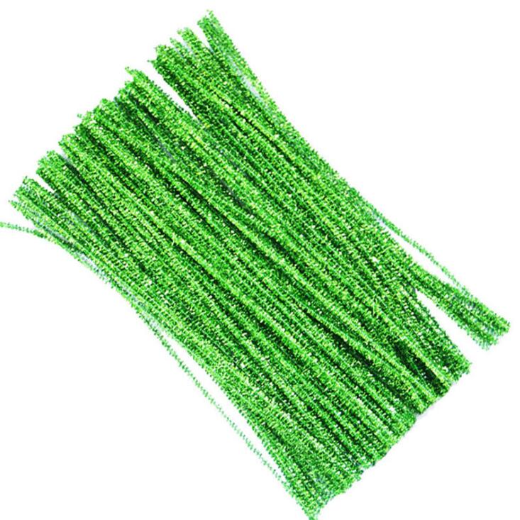 100 st glitter chenille stjälkar piprensare barn leksaker pyssel hantverk pyssel pyssel pyssel barn pedagogiska leksaker gyh