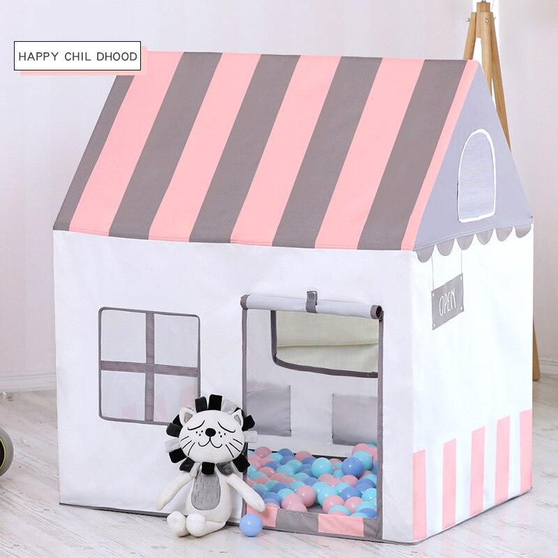 Tenda per bambini portatile giocattoli per bambini per bambini casa delle fate per bambini tende da gioco per bambini gioca a Ball Pool regalo di compleanno di natale