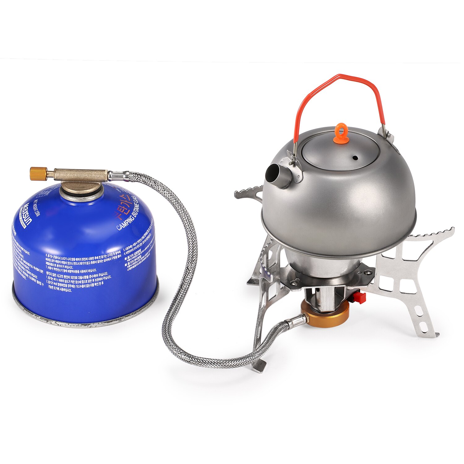 Lixada Foldable Camping Gas Stove Gas Burner Windproof Piezo Ignition Backpacking Stove Outdoor Portable Cooking Stove