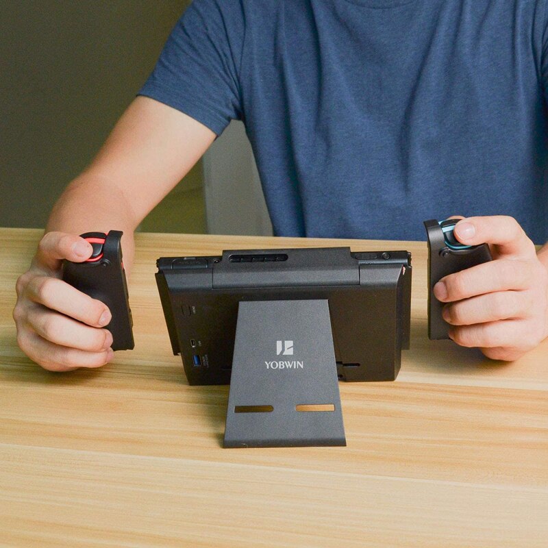Yobwin 10000 Mah Power Bank Voor Nintendo Switch Draagbare Batterij Case Met Kick Stand & Game Card Slot