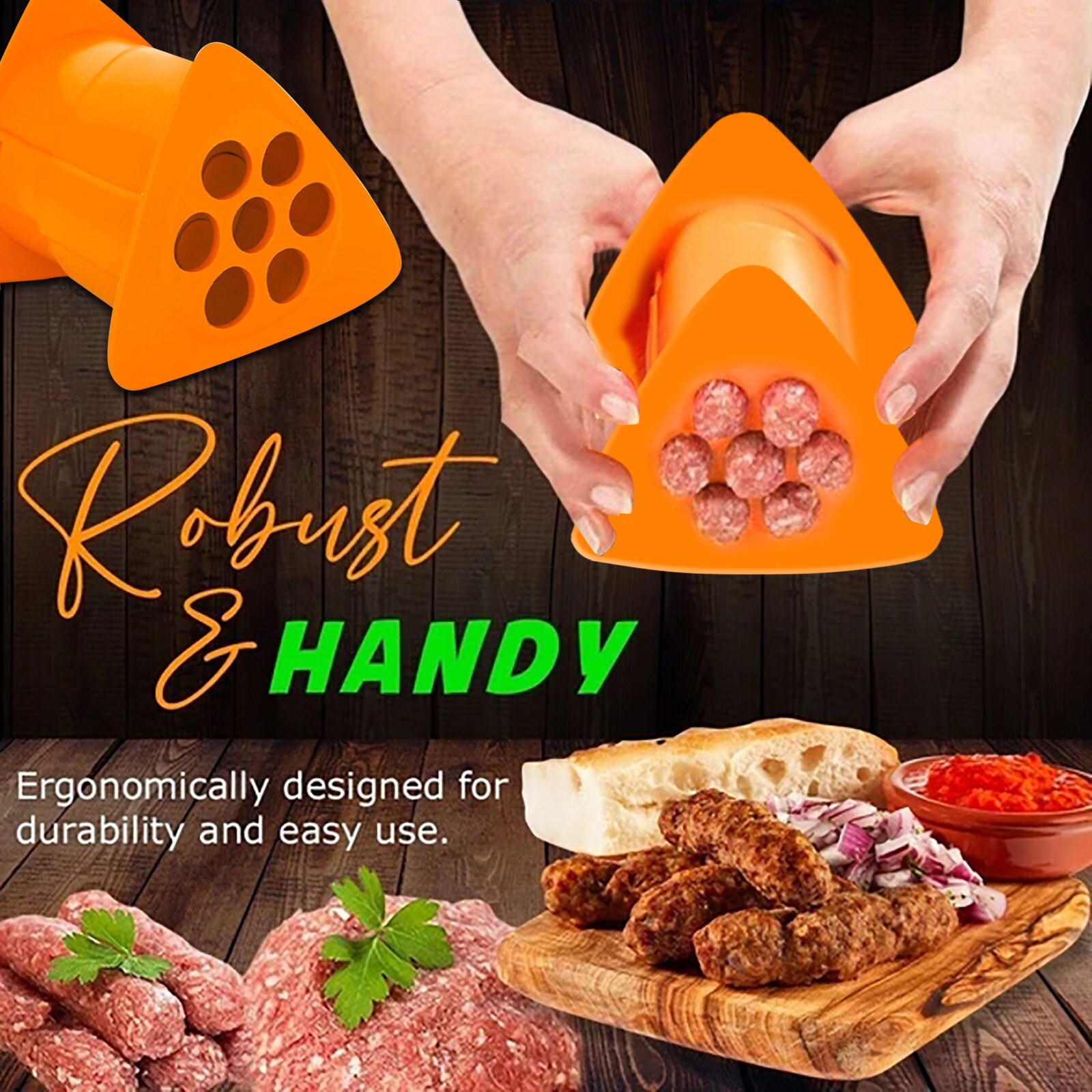 Cevapcici Press Maker Manual Sausage Maker Meat Shakin Manual Sausage Maker Meat Stuffer Stuffer Filler Hand Operated Kitchen