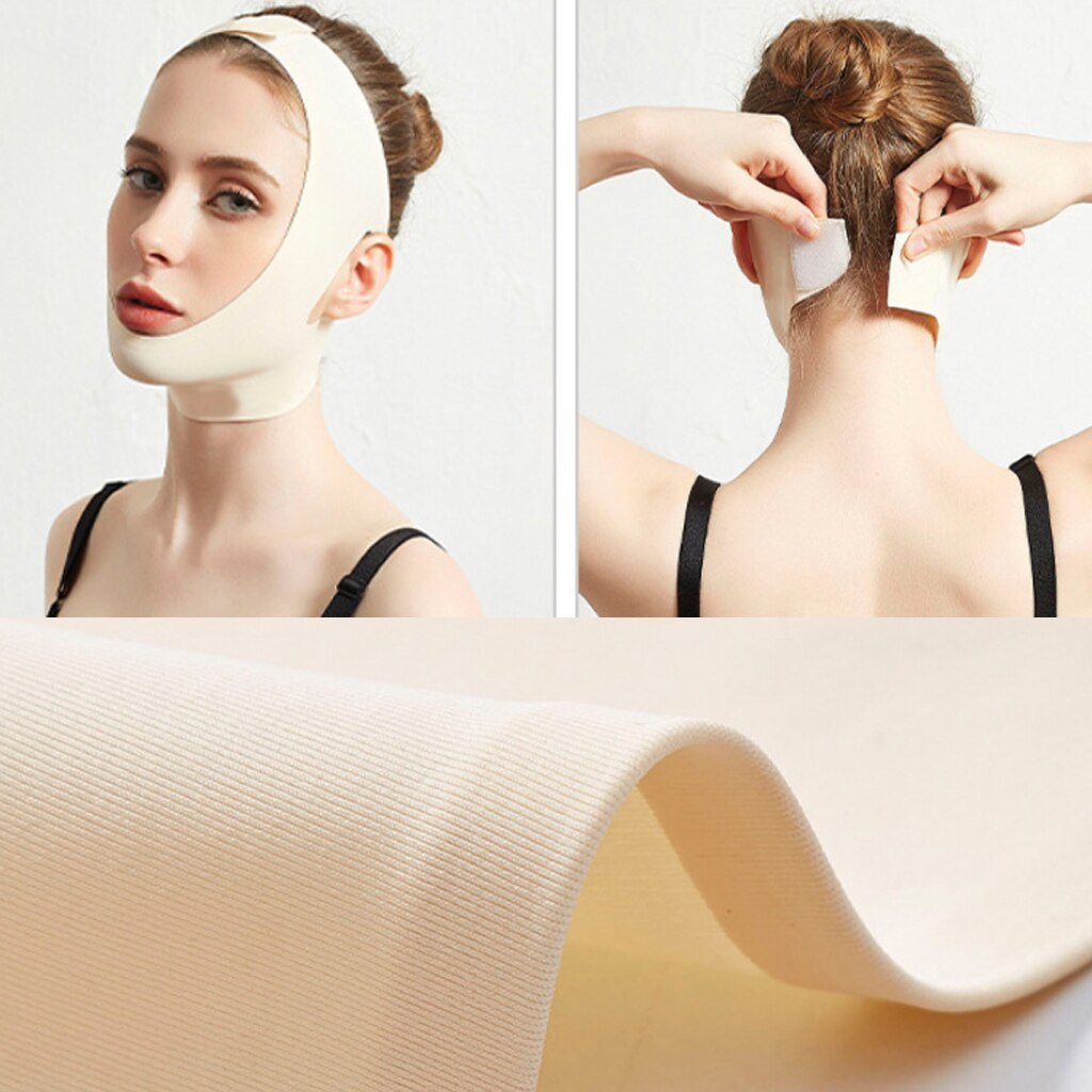 Ansigt v shaper ansigts slankende bandage afslapning løft op bælte form lift reducer dobbelt hage ansigt tyndere bånd massage