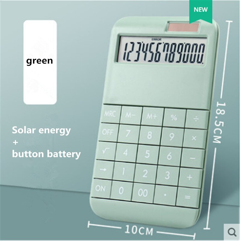 Student financial accounting special office examination study portable science 12 digit electronic calculator: 4