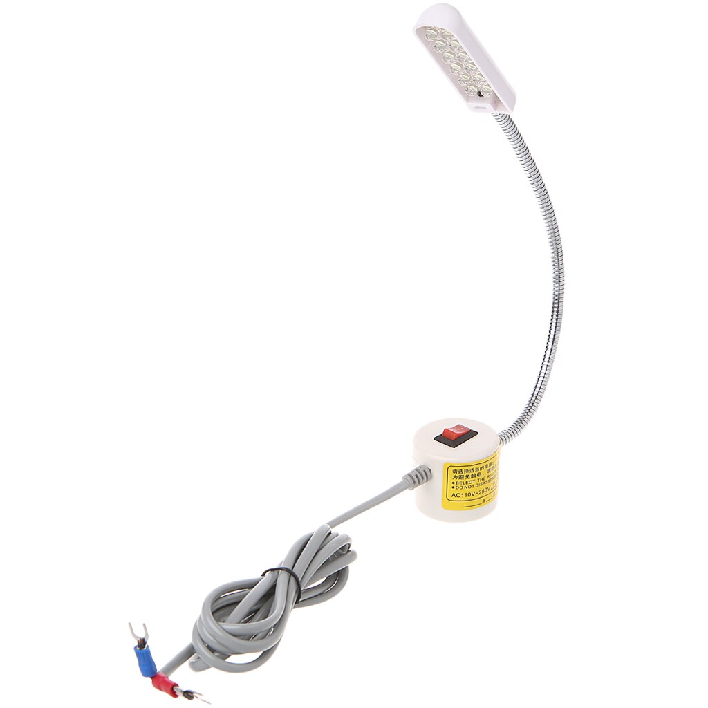 110-250V 30 Led Naaimachine Light Werken Zwanenhals Lamp Met Magnetische Voet: 1AA600187