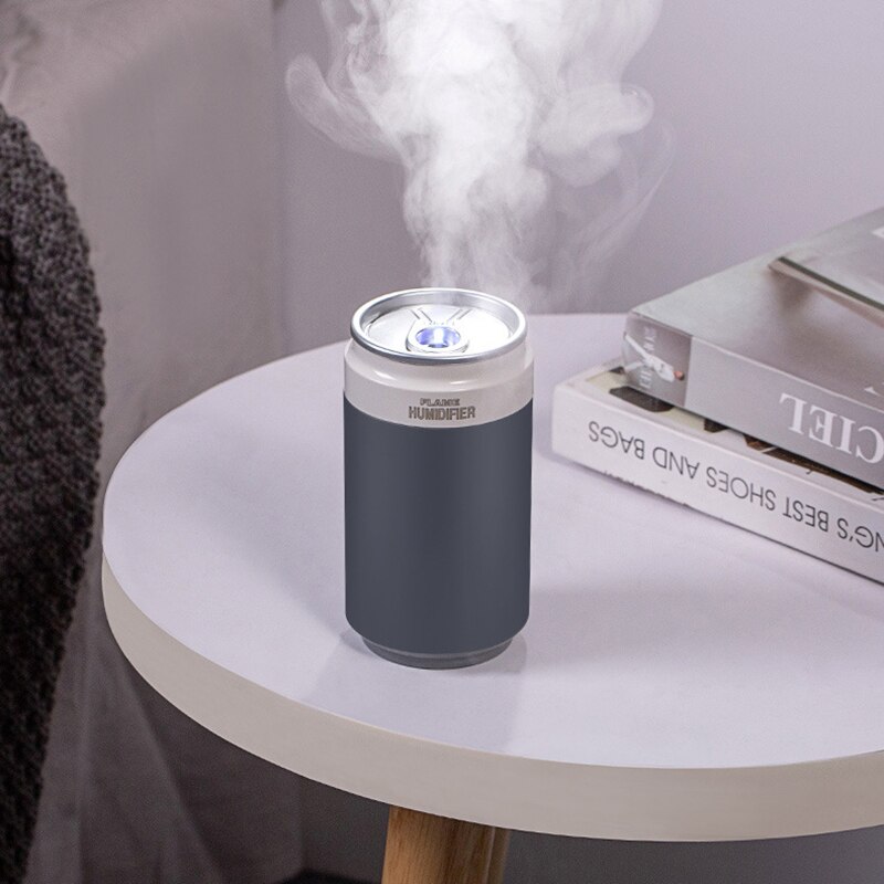 Draagbare Usb Luchtbevochtiger, Met Vlam Lamp, Mini Luchtbevochtiger, geschikt Voor Home Reizen Office Auto En Stille Werking Slaapkamer: D-USB