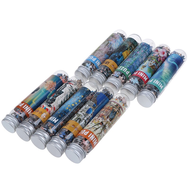 150 Pieces Tube Mini Paper Puzzles Game Toys for C... – Vicedeal