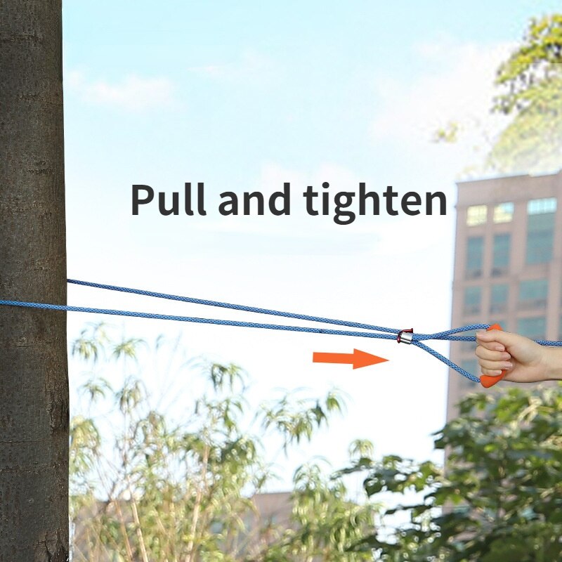 Comodo stendibiancheria da campeggio antivento antiscivolo Paracord corda da trekking 5M 10M 15M tirare stretto campeggio crogiolarsi corda