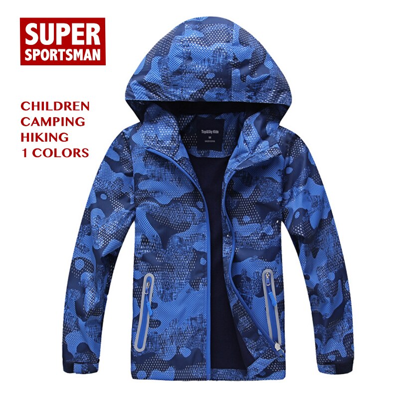 Boy Kids Softshell Waterproof Rain Coat Children Outdoor Hiking Clothing Windbreaker Toddler Soft Shell Fleece Jackets Outerwear