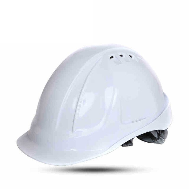 Veiligheid Helm Abs Beveiliging Werk Cap Bouw Helmen Anti-Statische Anti-Shock Beschermende Harde Hoed: white