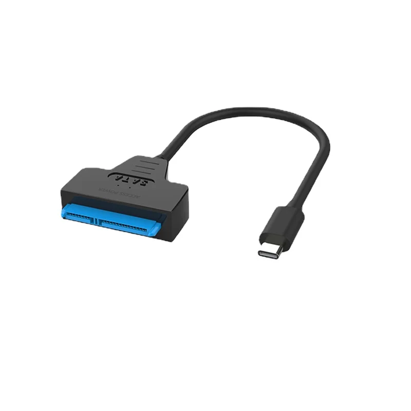 Sata 3 To Type-C Cable USB 3.1 USB C to SATA Adapter Up To 6 Gbps Support 2.5 Inches SSD HDD Hard Drive 22 Pin SATA Cable